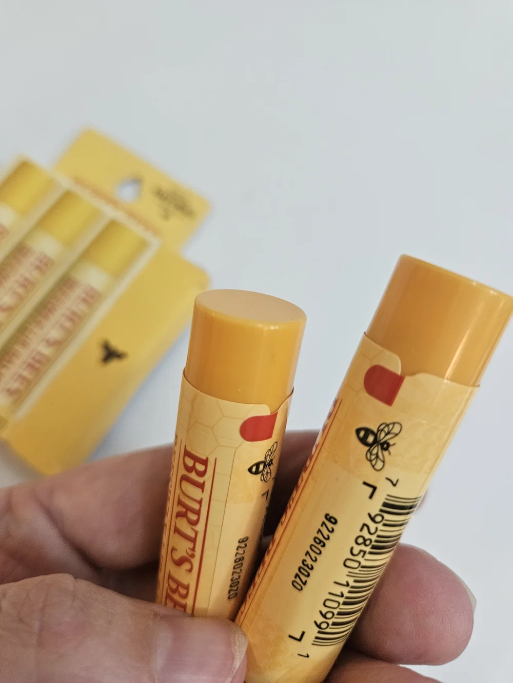 Burt's Bees Beeswax Lip Balm With Vitamin E & Peppermint (2 Balms) New